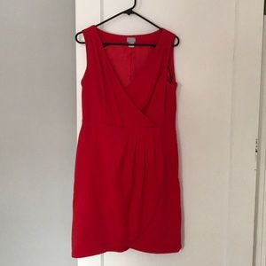 H&M red wrap dress